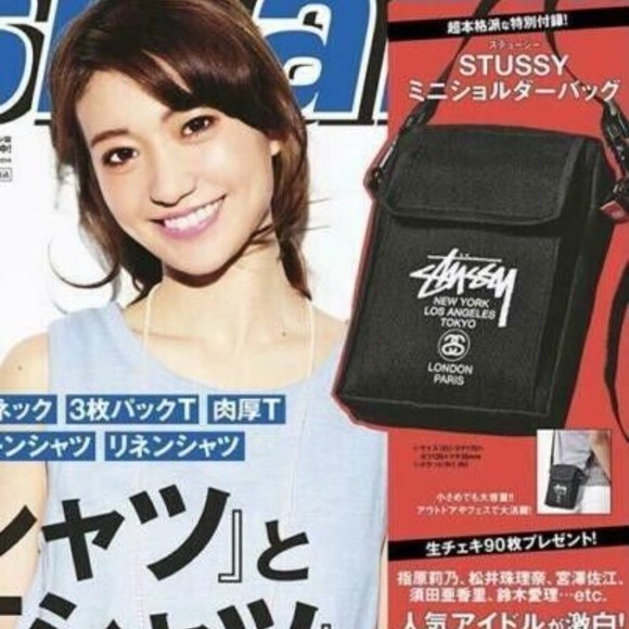 19ss STUSSY Mini Shoulder Bag Novelty TOKYO LONDON PARIS - Picture 2 of 3